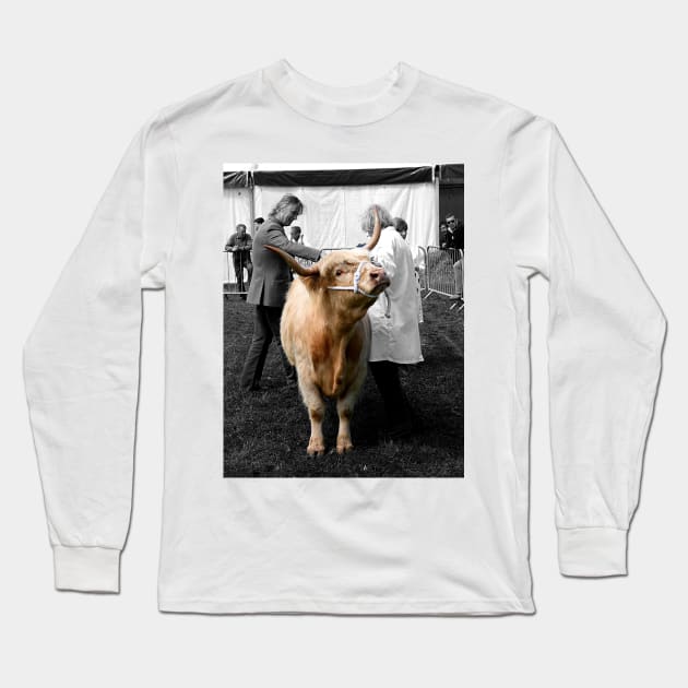 Northumberland Show Bull 2012 Long Sleeve T-Shirt by axp7884